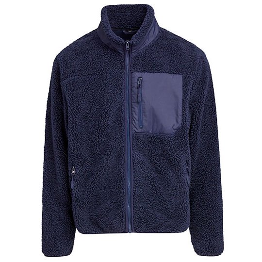 [1000410703] Bonded Sherpa Jacket [BY406] (XS, Navy)