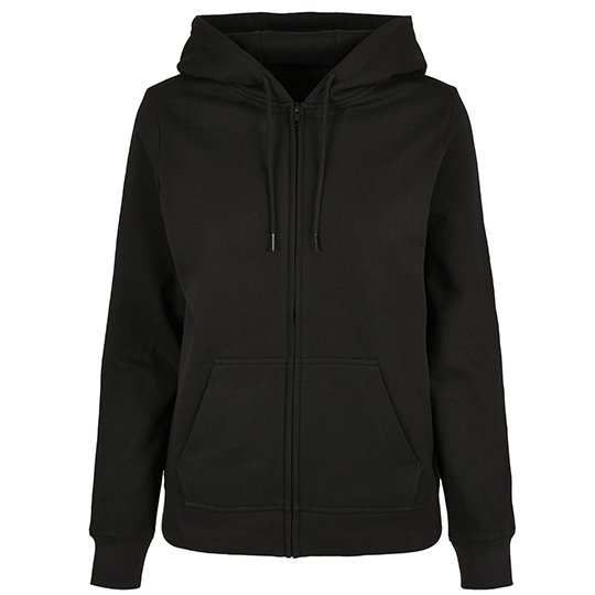 [1000321766] (BB009) Ladies Basic Zip Hoody [BYBB009] (XS, Black)