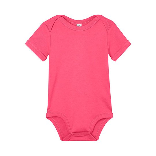 [1000036214] Baby Bodysuit [BZ10] (0-3 months, Bubble Gum Pink)