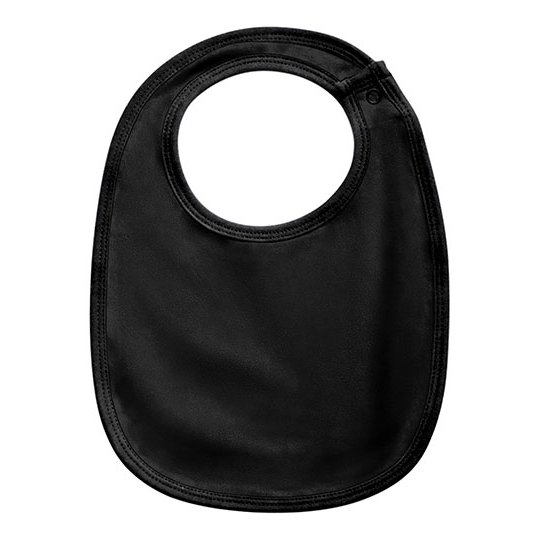 [1000312602] Single Layer Bib [BZ59] (Black)