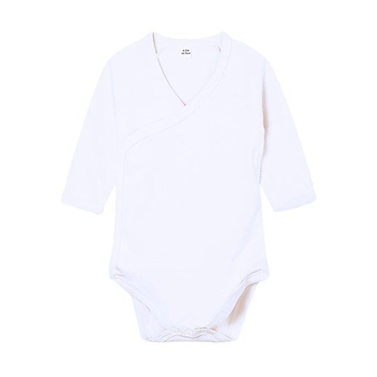 Baby Long Sleeve Kimono Bodysuit [BZ60]