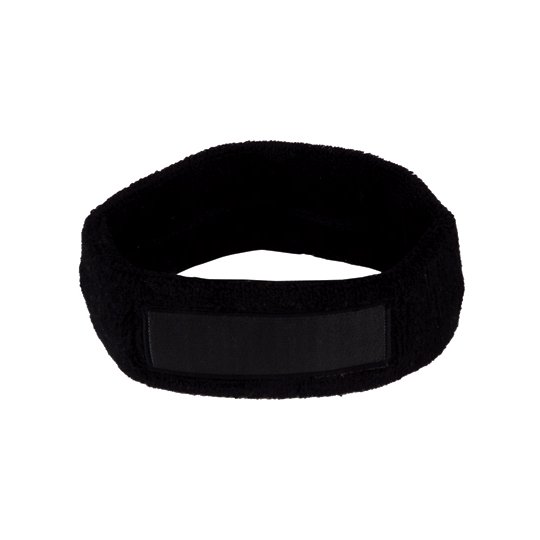 [1000036691] (1522) Head Sweatband With Label [C1522] (Black)