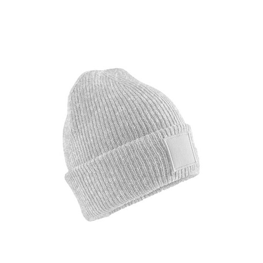 Kids Deep Cuffed Tonal Patch Beanie