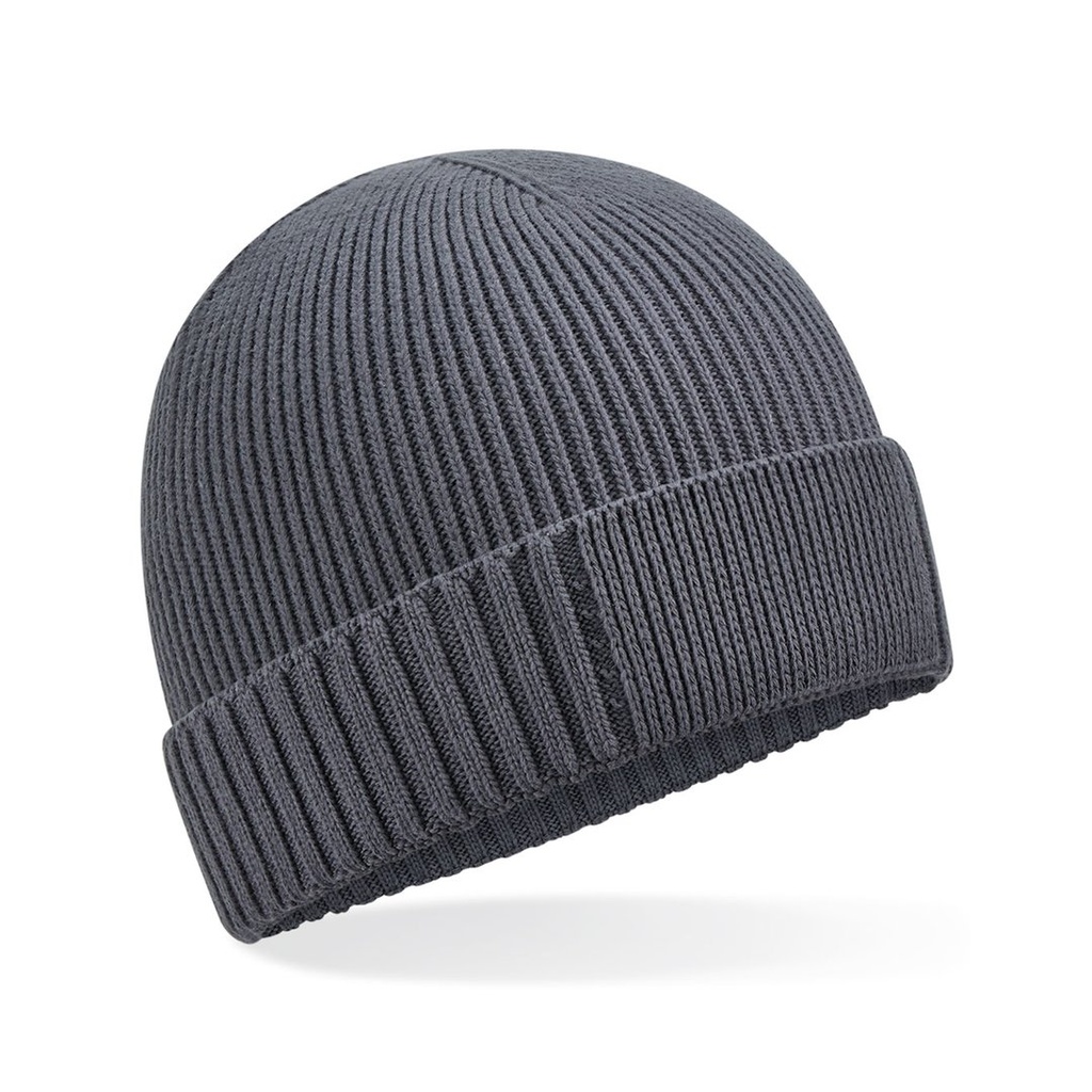 Organic Cotton Engineered Patch Beanie [CB438N]