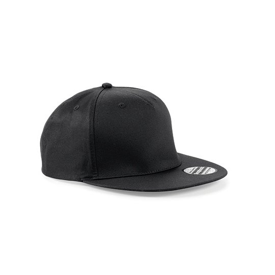 [1000038615] (B610) 5 Panel Snapback Rapper Cap [CB610] (Black)