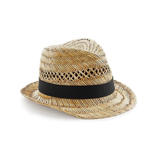 (B730) Straw Summer Trilby [CB730]