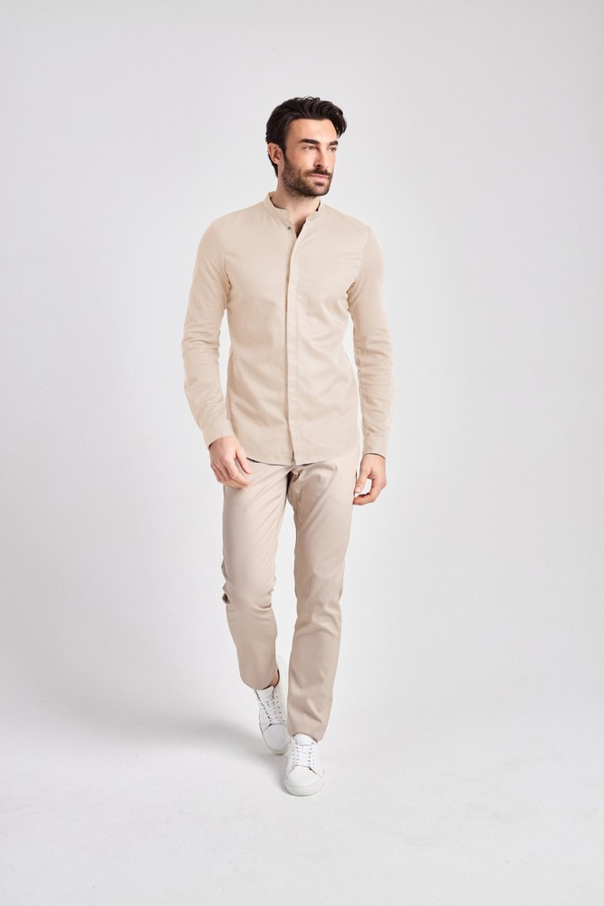 [1000423128] (03780-05) Men´s Care Chef Jacket Arona Longsleeve [CGW03780] (44, Beige)