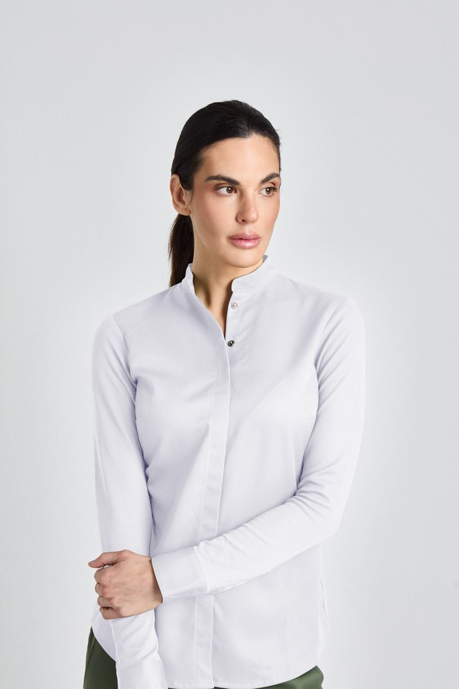 (03785-05) Ladies Care Chef Jacket Arona Longsleeve [CGW03785]
