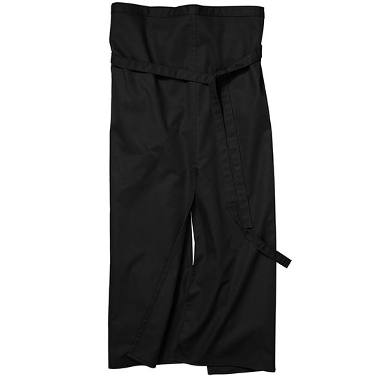 [1000040532] (00110-01) Slit Apron Milano 100 x 100 cm [CGW110] (Black)