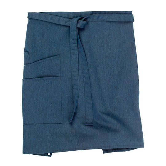 [1000363990] (01272-36) Bistro Apron Vernazza [CGW1272] (Blue Melange)