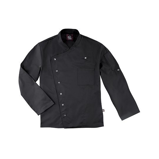 [1000040963] (03100-01) Men´s Chef Jacket Turin Classic [CGW3100] (46, Black)