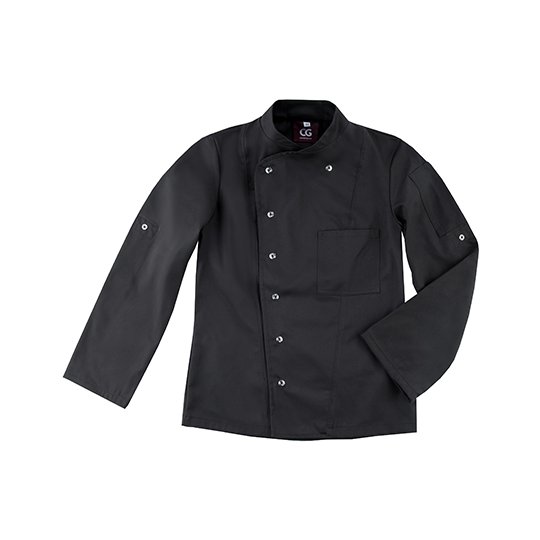 [1000041025] (03105-01) Ladies´ Chef Jacket Turin Classic [CGW3105] (34, Black)