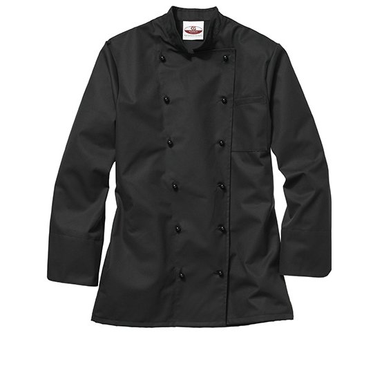 [1000041774] (00907-01) Men´s Chef Jacket Rimini [CGW907] (44, Black)