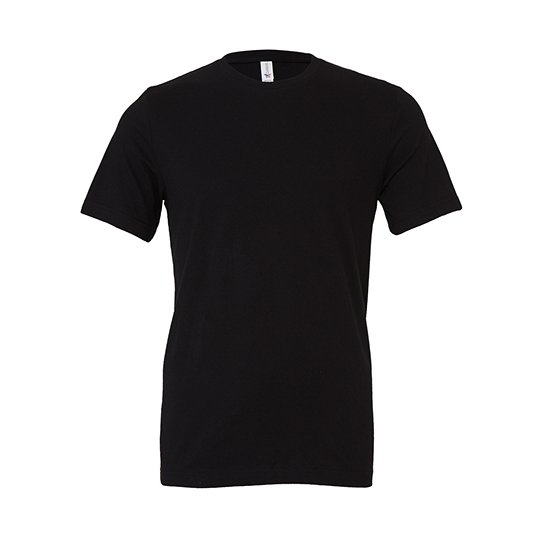 [1000043161] (3001) Unisex Jersey Short Sleeve Tee [CV3001] (XS, Black)