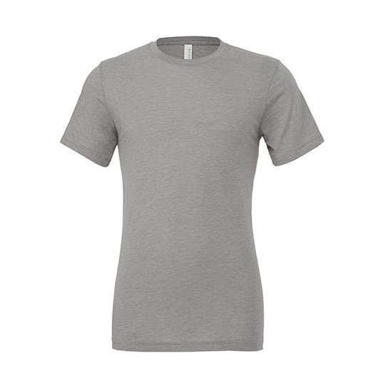[1000043722] (3413) Unisex Triblend Crew Neck T-Shirt [CV3413] (S, Athletic Grey Triblend (Heather))