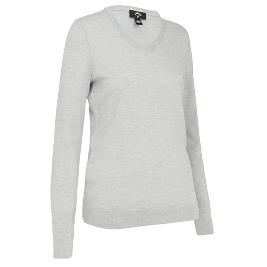 (CGGF80L9) Ladies V-Neck Merino Sweater [CW352]