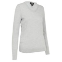 (CGGF80L9) Ladies V-Neck Merino Sweater [CW352]
