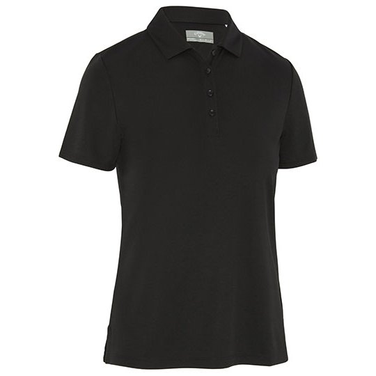 [1000396966] (CGKS80V0) Ladies Tournament Polo [CW511] (XS, Caviar)