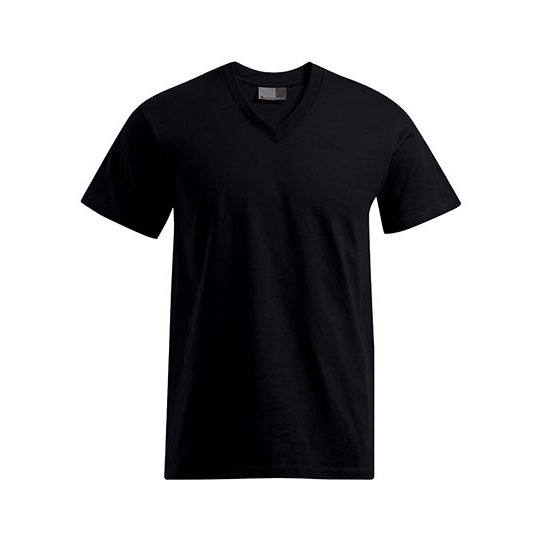 [1000048901] (3025) Premium V-Neck-T [E3025] (S, Black)