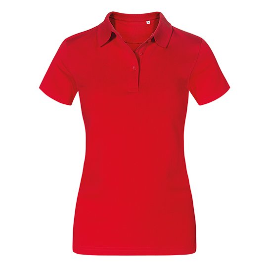 [1000236314] (4025) Women´s Jersey Polo [E4025] (S, Fire Red)