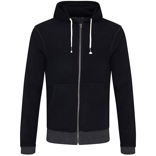 [1000229750] Okavango Sustainable Zoodie [EA051] (S, Black / Charcoal)