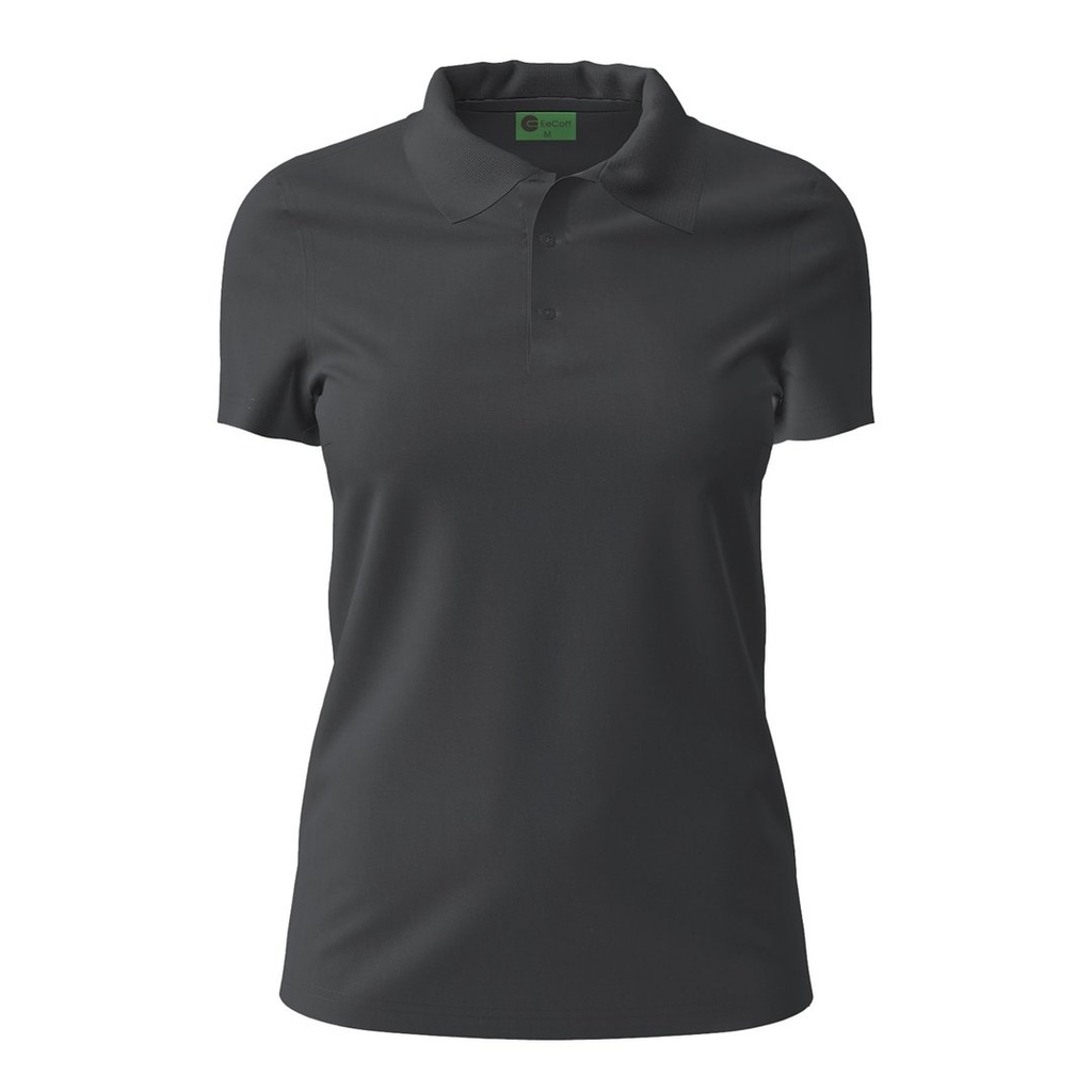 [1000423300] (30404) Ladies Polo Shirt [EC30404] (XS, Black)