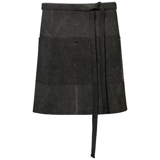 [1000247968] (19706) Waist Apron Canvas 80 x 45 cm [EX197] (Black Washed)