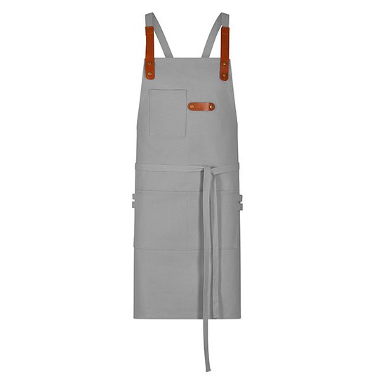(28514) Bib Apron Canvas With Decorative Label [EX285]