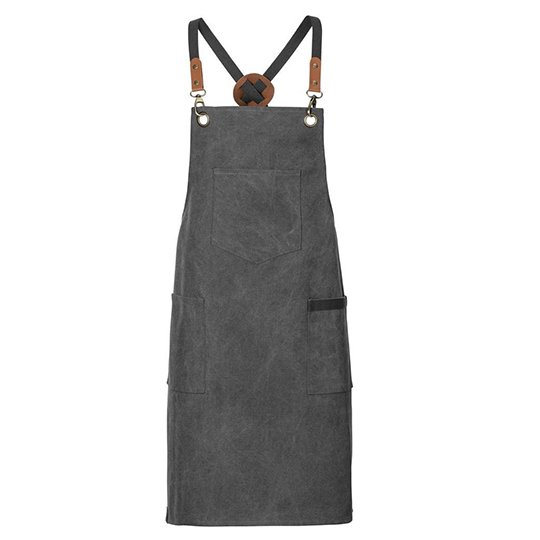 [1000307171] (28614) Bib Apron Canvas [EX286] (Graphite)