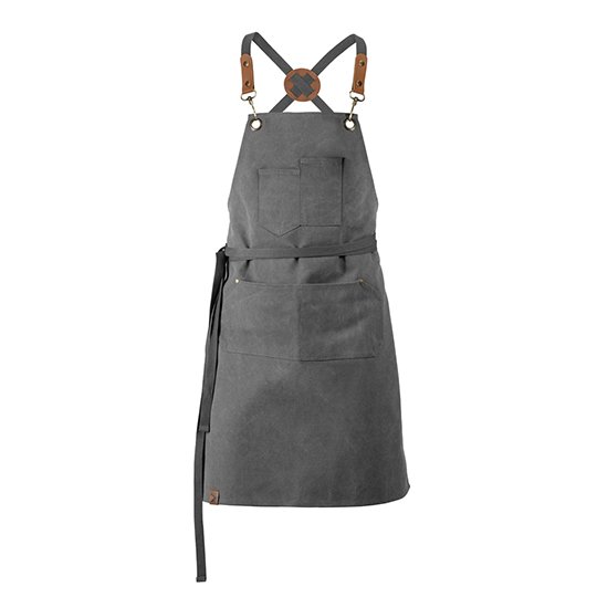 [1000307175] (28814) Unisex Bib Apron [EX288] (Graphite)