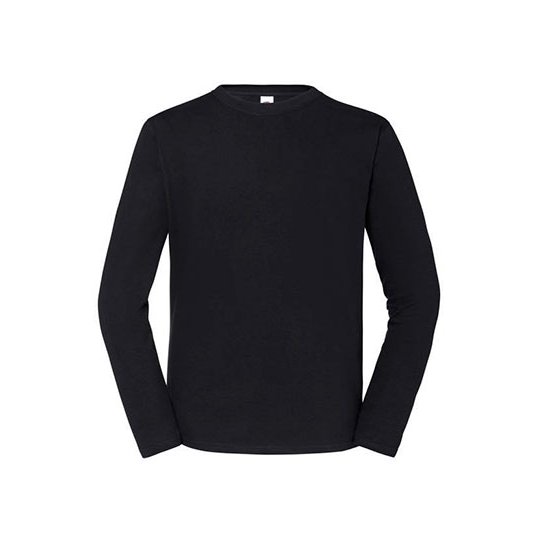 [1000339825] (61-360-0) Iconic 195 Long Sleeve Ringspun T [F195] (XS, Black)