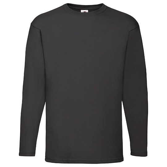 [1000056232] (61-038-0) Valueweight Long Sleeve T [F240] (S, Black)