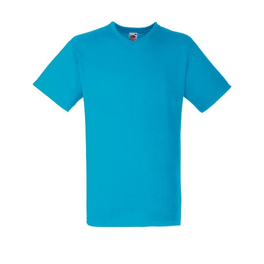 [1000056475] (61-066-0) Valueweight V-Neck T [F270] (S, Azure Blue)