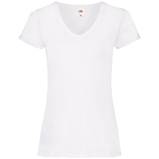 (61-398-0) Ladies´ Valueweight V Neck T [F271N]