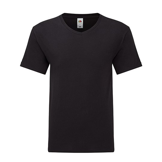 [1000294557] (61-442-0) Iconic 150 V Neck T [F273] (S, Black)