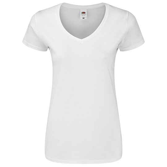 (61-444-0) Ladies´ Iconic 150 V Neck T [F274]