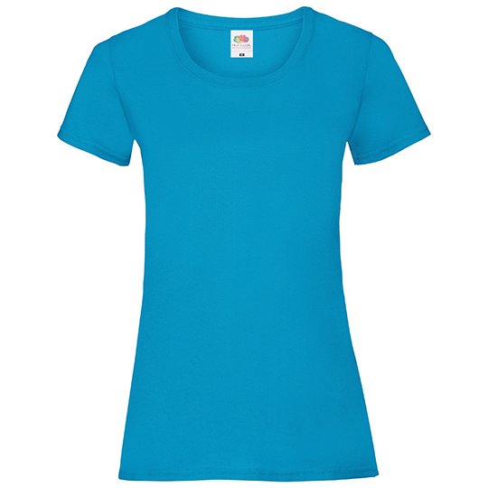 [1000057143] (61-372-0) Ladies´ Valueweight T [F288N] (XS, Azure Blue)