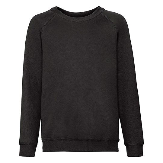 [1000057509] (62-039-0) Kids´ Classic Raglan Sweat [F304NK] (104, Black)