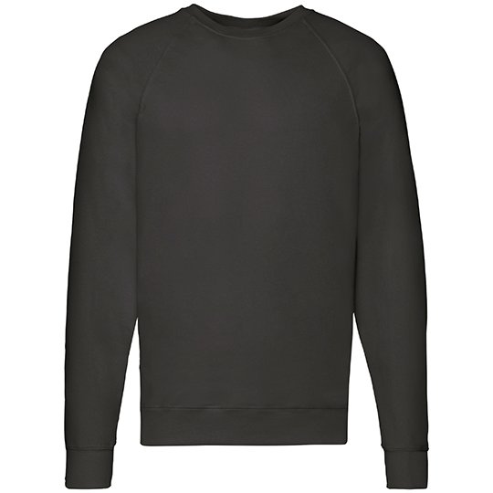 [1000057574] (62-138-0) Lightweight Raglan Sweat [F310] (S, Black)