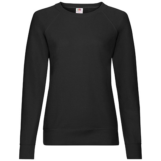 [1000057645] (62-146-0) Ladies´ Lightweight Raglan Sweat [F315] (XS, Black)