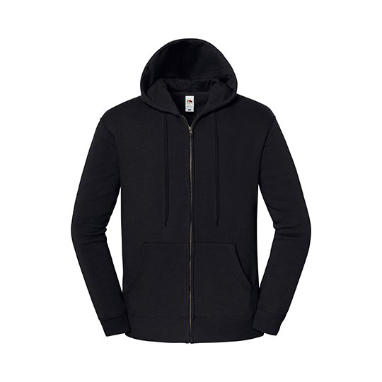 [1000413641] (0622860) Iconic Premium Hooded Sweat Jacket [F402] (S, Black)