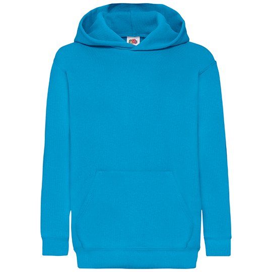 [1000059073] (62-043-0) Kids´ Classic Hooded Sweat [F421NK] (116, Azure Blue)