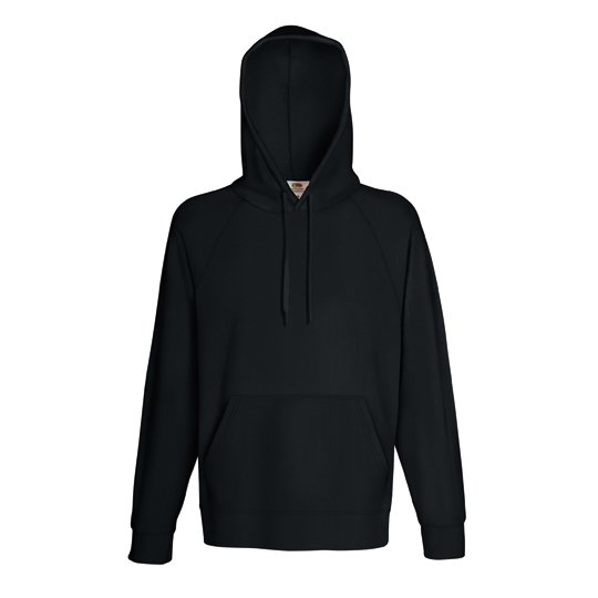 [1000059193] (62-140-0) Lightweight Hooded Sweat [F430] (S, Black)
