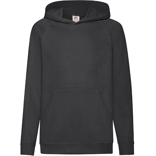 [1000059263] (62-009-0) Kids´ Lightweight Hooded Sweat [F430K] (116, Black)