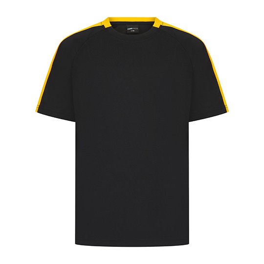 [1000398974] (LV292) Kids Team T-Shirt [FH292] (3-4 years, Black / Gold)
