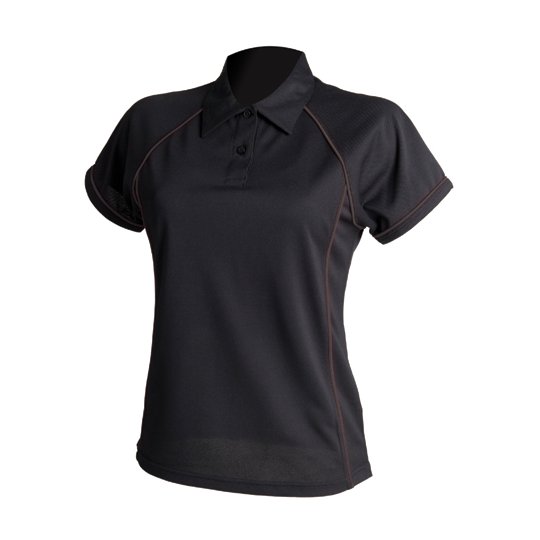 (LV371) Ladies´ Piped Performance Polo [FH371]