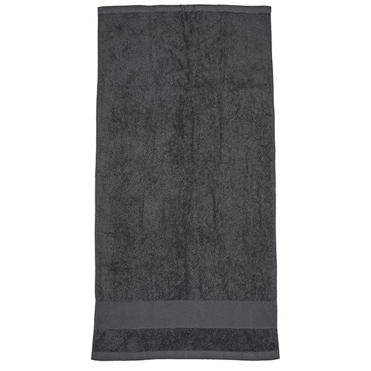 [1000323634] (92UA-7477B-0) Organic Cozy Hand Towel [FT100HN] (Dark Grey)