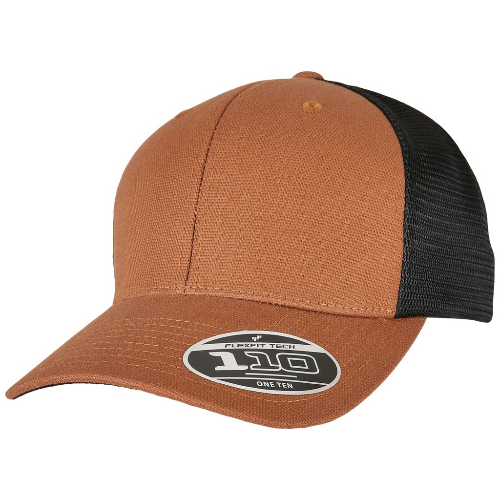 (110ST) 110 Structured Canvas Trucker Cap [FX110ST]