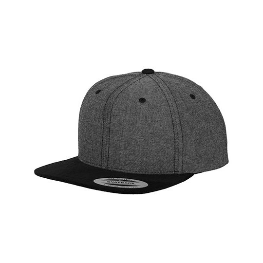 (6089CH) Chambray-Suede Snapback