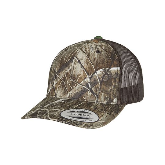 [FX6606RC] (6606RC) YP Classics Realtree Camo Retro Trucker Cap [FX6606RC]